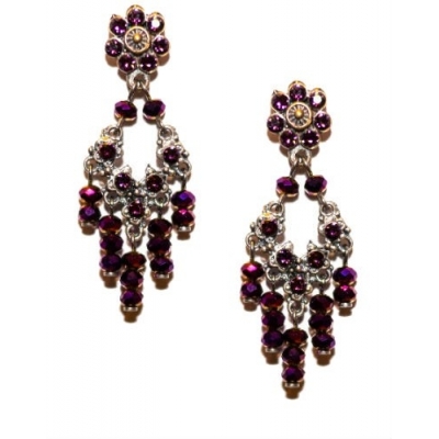 Pendientes realizados con cristal Swarovski 1402726