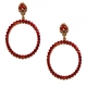 Pendientes realizados con cristal Swarovski 1402701
