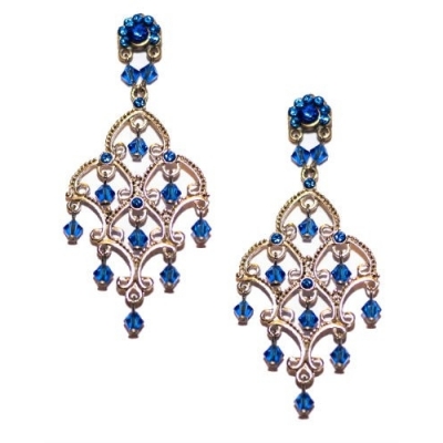 Pendientes realizados con cristal Swarovski 1402732