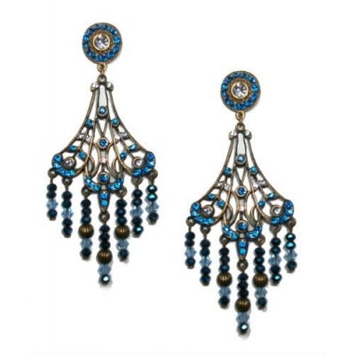 Pendientes realizados con Swarovski 1402734