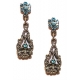 Pendientes realizados con cristal Swarovski 1401717