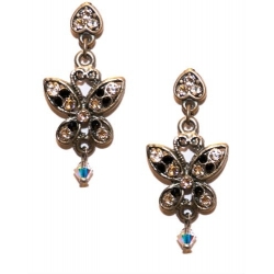 Pendientes realizados con cristal Swarovski 1402712