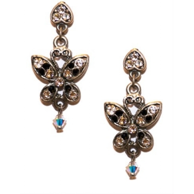 Pendientes realizados con cristal Swarovski 1402712