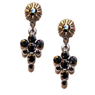 Pendientes realizados con cristal Swarovski 1402715