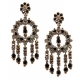 Pendientes realizados con cristal Swarovski 1402724