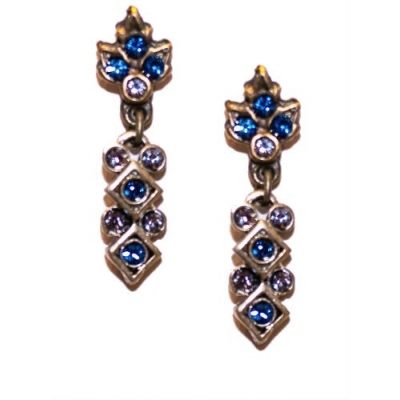 Pendientes realizados con cristal Swarovski 1402716